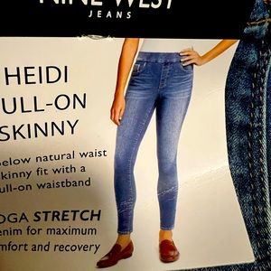 Nine West Heidi Pull On Skinny Jeans